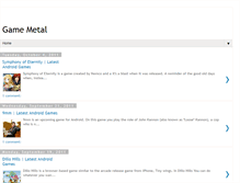 Tablet Screenshot of game-metal.blogspot.com