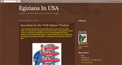 Desktop Screenshot of egizianainus.blogspot.com