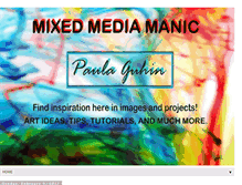 Tablet Screenshot of mixedmediamanic.blogspot.com