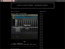 Tablet Screenshot of oscillationsaleatoires.blogspot.com