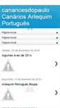 Mobile Screenshot of canaricesdopaulo.blogspot.com