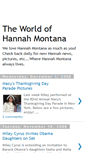 Mobile Screenshot of hannahmontanauniverse.blogspot.com