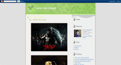 Desktop Screenshot of how-you-figure.blogspot.com