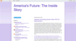 Desktop Screenshot of americasfutureinsidestory.blogspot.com