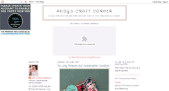 Desktop Screenshot of andyscraftcorner.blogspot.com