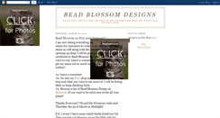 Desktop Screenshot of beadblossomdesign.blogspot.com