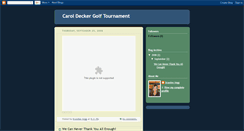 Desktop Screenshot of caroldeckertourney.blogspot.com