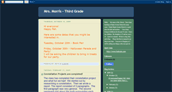 Desktop Screenshot of mrsmorris-thirdgrade.blogspot.com