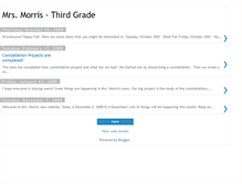 Tablet Screenshot of mrsmorris-thirdgrade.blogspot.com