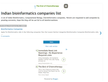 Tablet Screenshot of bioinfocompanies.blogspot.com