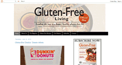 Desktop Screenshot of gluten-freeliving.blogspot.com