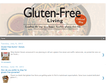Tablet Screenshot of gluten-freeliving.blogspot.com