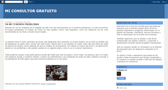 Desktop Screenshot of miconsultorgratuito.blogspot.com