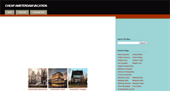 Desktop Screenshot of cheapamsterdamvacation.blogspot.com
