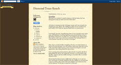 Desktop Screenshot of diamondtexasranch.blogspot.com