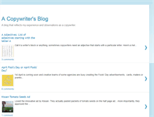 Tablet Screenshot of copywriting-communication.blogspot.com