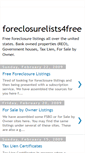 Mobile Screenshot of foreclosurelists4free.blogspot.com