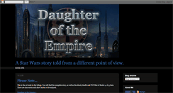 Desktop Screenshot of daughteroftheempire.blogspot.com