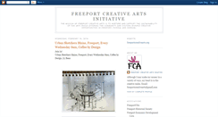 Desktop Screenshot of freeportcreativeartsinitiative.blogspot.com