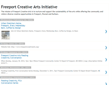 Tablet Screenshot of freeportcreativeartsinitiative.blogspot.com