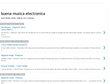 Tablet Screenshot of buenamusicaelectronica.blogspot.com