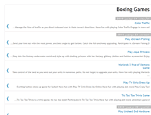 Tablet Screenshot of boxing-games1.blogspot.com