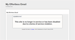 Desktop Screenshot of my-effortless-email.blogspot.com
