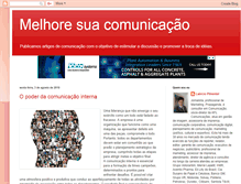 Tablet Screenshot of melhoresuacomunicacao.blogspot.com