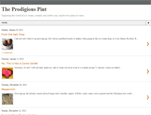 Tablet Screenshot of prodigiouspint.blogspot.com