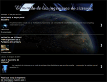 Tablet Screenshot of elmundodelosingenierosdesistemas.blogspot.com