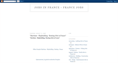 Desktop Screenshot of jobs-in-france.blogspot.com