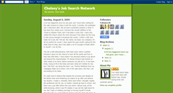 Desktop Screenshot of chelseysjobsearchnetwork.blogspot.com