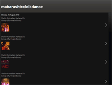 Tablet Screenshot of maharashtrafolkdance.blogspot.com