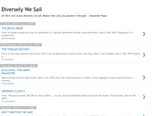 Tablet Screenshot of diverselywesail.blogspot.com