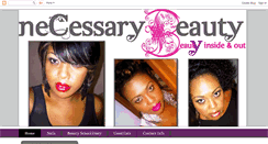 Desktop Screenshot of necessarybeauty.blogspot.com