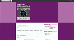 Desktop Screenshot of 100th-wind0w.blogspot.com