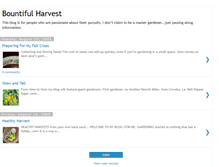 Tablet Screenshot of mybountifulharvest.blogspot.com
