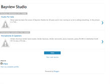 Tablet Screenshot of bayviewstudio.blogspot.com