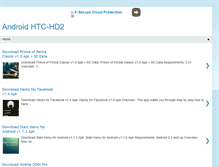 Tablet Screenshot of android-htchd2.blogspot.com