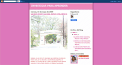 Desktop Screenshot of investigarparaaprender.blogspot.com