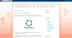 Desktop Screenshot of matematicasdelavidaalaula.blogspot.com