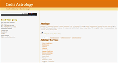 Desktop Screenshot of india-astrology.blogspot.com