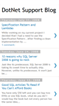 Mobile Screenshot of dotnet-support.blogspot.com