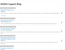 Tablet Screenshot of dotnet-support.blogspot.com