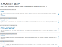 Tablet Screenshot of elmundodeljavier.blogspot.com