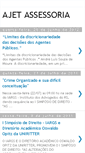 Mobile Screenshot of ajetassessoria.blogspot.com