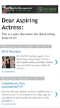 Mobile Screenshot of actressdiaries.blogspot.com