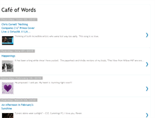 Tablet Screenshot of cafeofwords.blogspot.com
