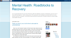 Desktop Screenshot of mentalhealthroadblocks.blogspot.com