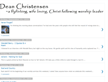 Tablet Screenshot of deanchristensen.blogspot.com